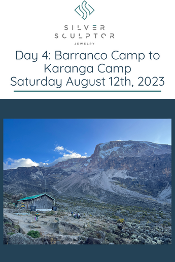 Day 4: Barranco Camp to Karanga Camp, Saturday August 12th, 2023