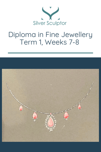 Diploma in Fine Jewellery - Rendering and Gemstone Quiz, Term 1, Weeks 7-8 & 10