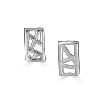 Lattice Stud Earrings