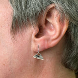 Mountain Drop Earrings | Silver Sculptor