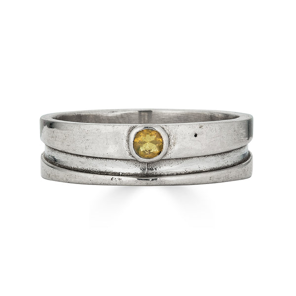 Opal Wave Cut Out Ring