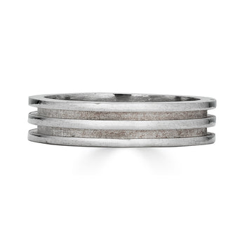 Round Layer Ring in Sterling Silver