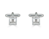 Sterling Silver Cube Cufflinks | Silver Sculptor