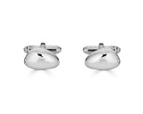 Sterling Silver Pebble Cufflinks