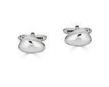 Sterling Silver Pebble Cufflinks