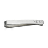 Engraved Monogram Cufflinks and Tie Bar Set