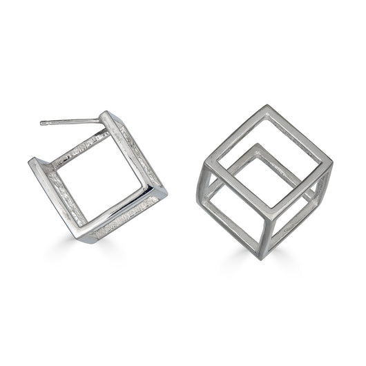 925 Sterling Silver 6mm Rounded Square Button Bouton Studs Earrings Gift Boxed E - Foto 6