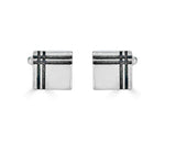 Tartan Plaid Sterling Silver Cufflinks