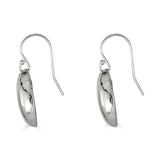 Sterling Silver Small Pebble Drop Earrings