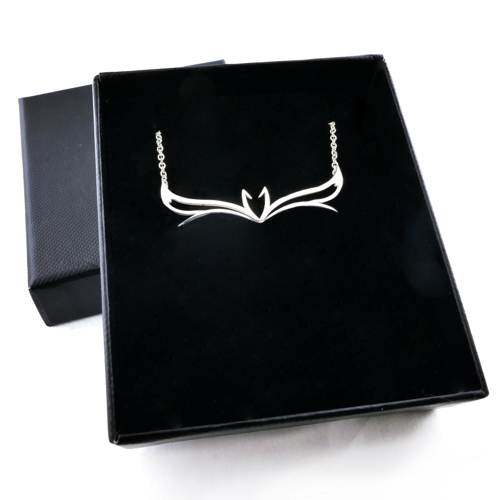 Team Fox Necklace, Sterling Silver