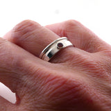 Opal Wave Cut Out Ring