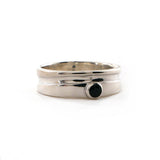 Amethyst Wave Cut Out Ring