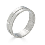 Sterling Silver Wave Cut Out Ring