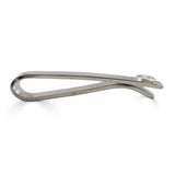 Sterling Silver Moonstone Bezel Set Slide Tie Bar