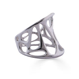 Vaulted Statement Ring - Sculptural Sterling Silver Jewelry