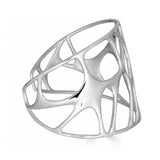 Vaulted Cuff – Sculptural Sterling Silver Bracelet