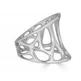 Vaulted Statement Ring - Sculptural Sterling Silver Jewelry