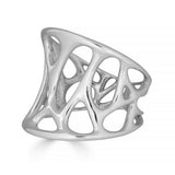 Vaulted Statement Ring - Sculptural Sterling Silver Jewelry