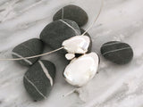 Sterling Silver Pebble Cairns Choker Necklace | Silver Sculptor