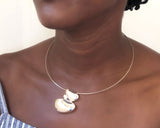 Sterling Silver Pebble Cairns Choker Necklace | Silver Sculptor