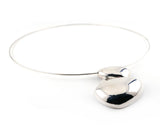 Sterling Silver Pebble Cairns Choker Necklace | Silver Sculptor