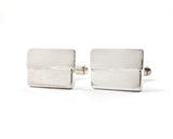 Sterling Silver Modern Geometric Cufflinks | Silver Sculptor