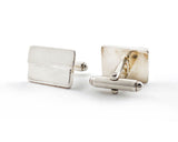 Sterling Silver Modern Geometric Cufflinks | Silver Sculptor