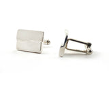 Sterling Silver Modern Geometric Cufflinks | Silver Sculptor