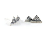 Mountain Earrings, Sterling Silver