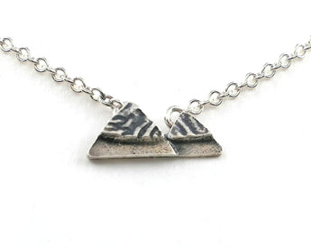 Mountain Necklace, Sterling Silver