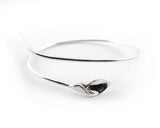 Calla Lily Silver Bangle | Silver Sculptor