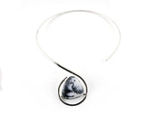 Dendritic Opal Choker Neck Piece