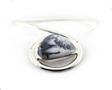 Dendritic Opal Choker Neck Piece