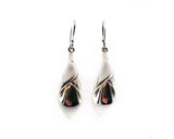 Calla Lily Dangly Earrings | Silver Sculptor