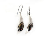 Calla Lily Dangly Earrings | Silver Sculptor