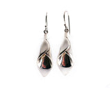 Calla Lily Dangly Earrings | Silver Sculptor