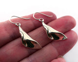 Calla Lily Dangly Earrings | Silver Sculptor