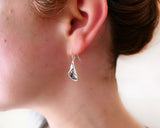 Calla Lily Dangly Earrings | Silver Sculptor