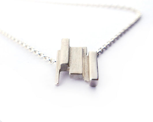 Sterling Silver Iceland Inspired Necklace | Silver Sculptor