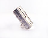 Mondrian Inspired Statement Ring in Sterling Silver | Silver Sculptor