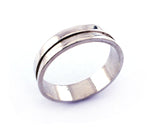 Sterling Silver Geometric Cut Out Ring | Silver Sculptor