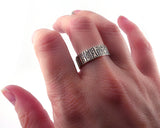 Wide Sterling Silver Tree Bark Ring | Silver Sculptor Jewelry