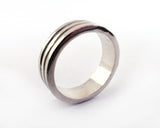 Round Layer Ring in Sterling Silver | Silver Sculptor