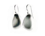 Sterling Silver Pebble Drop Earrings | Silver Sculptor