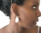 Sterling Silver Pebble Drop Earrings | Silver Sculptor