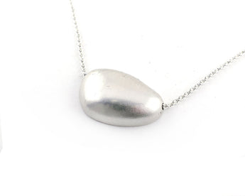 Sterling Silver Pebble Necklace | Silver Sculptor