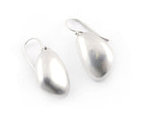 Sterling Silver Small Pebble Drop Earrings | Silver Sculptor