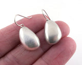 Sterling Silver Small Pebble Drop Earrings | Silver Sculptor
