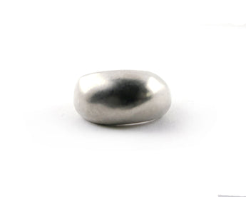 Sterling Silver Small Pebble Ring | The Silver Sculptor Jewelry