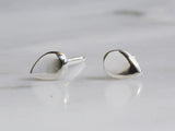 Teardrop Stud Earrings | Silver Sculptor
